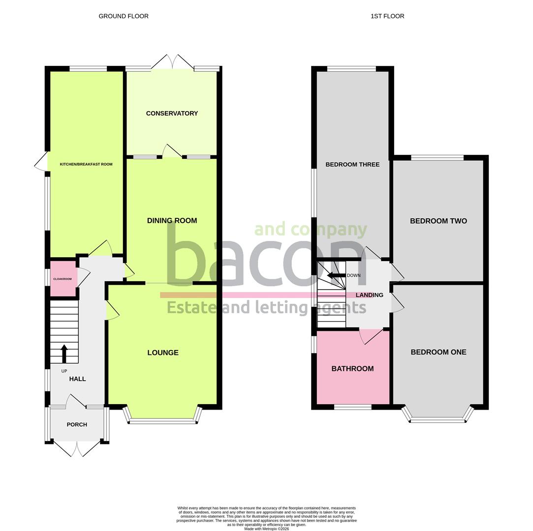 Floor Plan | House - Semi-Detached | Broomfield Avenue, Thomas A Becket, Worthing | For Sale